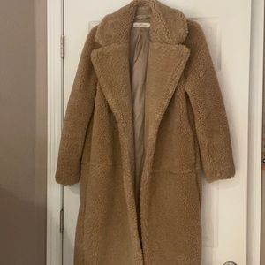 H&M Long Teddy Jacket